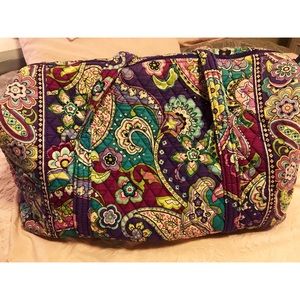 Authentic Vera Bradley Iconic Large Duffel